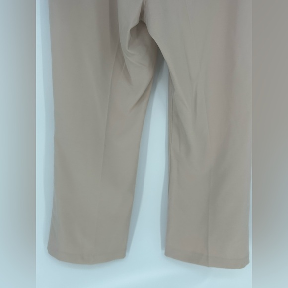"NWT"Adrianna Papell Pull-on Elastic Waist Straight Leg Champagne Blush Pants-14 - Picture 10 of 11